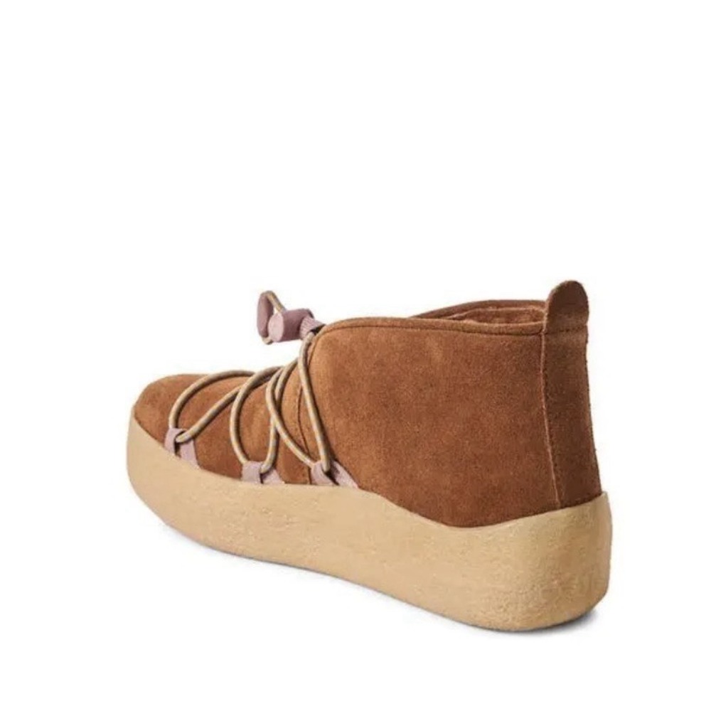 Free People Ladies Snowdrop Micro Genuine Shearling Boot Size 7 NWT $168 - Picture 3 of 9